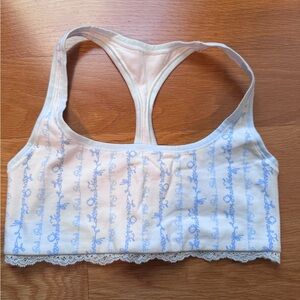 PINK x Loveshackfancy Racerback Sports Bra